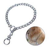 Collar De Adiestramiento Canino Color Cromo Tamaño Del Collar 4mm X 65cm