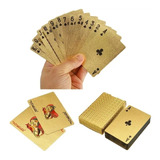 Mega Cartas Baraja De Poker Cartas Dorado  D Lujo Ultra Fino