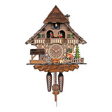 Reloj Cucu Tradicional, Estilo Casa En El Bosque Negro, Con 