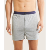 Boxer Bragueta Hombre Patprimo Gris Poliéster 44000347-1258