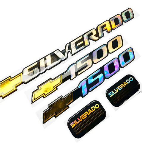 Emblemas Chevrolet Silverado 1500 Tornasol Foto 3