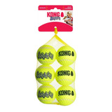 Kong Squeakair Balls Paquete 6 Pelotas Medianas Para Perro