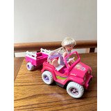 Power Wheels Jeep Vintage 1997 Mattel Barbie Kelly Rosa