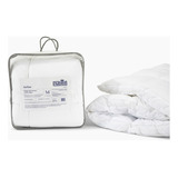 Luuna Essential Pillow Top Solteiro Com Saia Elástica Cor Branco Desenho Do Tecido Lisa