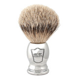 Pincel De Barbear Parker Texugo Silvertip Chst Com Suporte