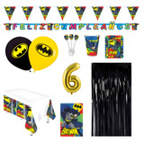 Kit Infantil Decoración Fiesta - Batman X20 Invitados