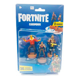 Miniatura Fortnite Carimbo Skin Blister Com 3 Figuras 