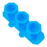 Molde Silicón Octagonal Maceta Hielo Vela Hexagonal Vaso