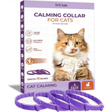 Trioak Paquete De 4 Collares Calmantes Para Gatos