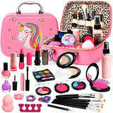 Kit De Maquillaje Niños Niñas, Juego De Maquillaje Re...