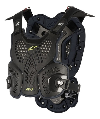 Peto Motocross Enduro Alpinestars A-1 Roost Guard Negro