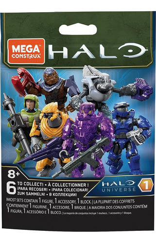 Sobres De Halo Mega Con 1 Figura Sellado 