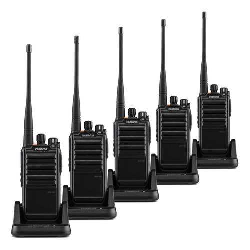 5 X Radiocomunicador Intelbras Rpd7101 Vhf Compativel Dep450