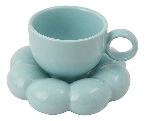 Set De Taza Y Platillo Para Café Con Forma De Flor, Bonito J