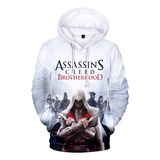 Sudaderas Con Capucha Assassin's Creed Print Blusa