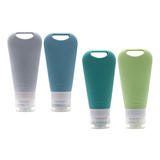 Set De Botellas De Viaje De Silicona De 90 Ml Cosmetic Squee