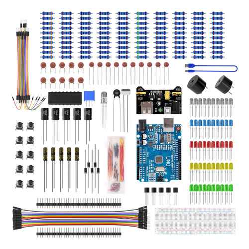 Kit Básico De Inicio Uno R3 Para Arduino Con R3 Placa Base