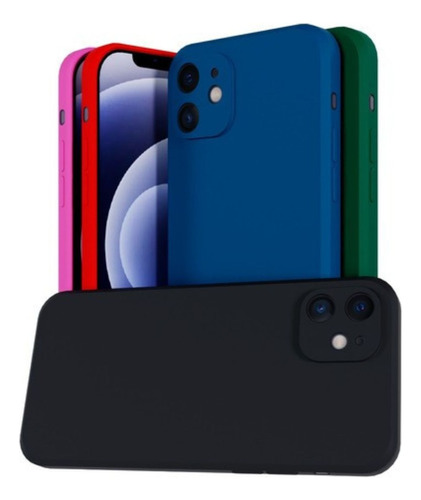 Capa Capinha Anti Impacto Para iPhone 11 Silicone Aveludado
