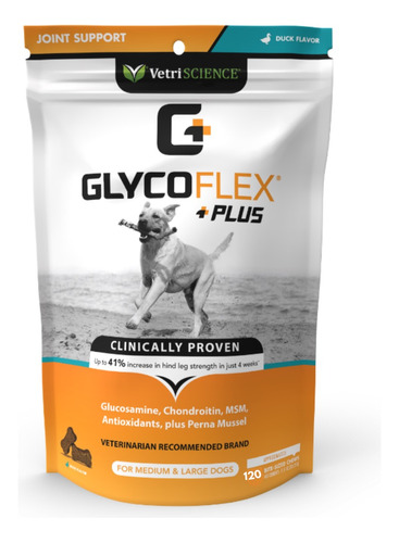 Glycoflexplus Vetriscience Caderas Y Articulaciones. 120u