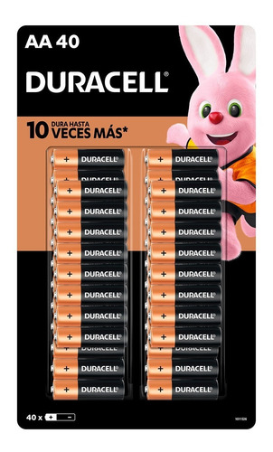 Pila Duracell Aa Pack De 40