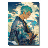 Cuadros Decorativos Roronoa Zoro One Piece 60x43cm