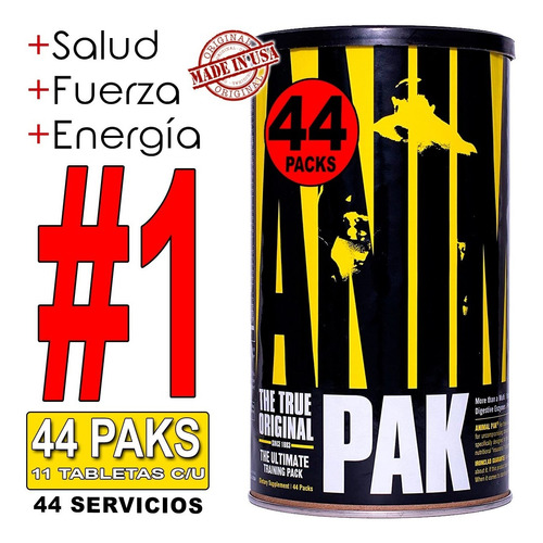 Animal Pak Universal Usa Fuerza Energia Crecimiento Potencia