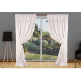 Cortinas Ambiente Con Volados Envio Gratis Excelente