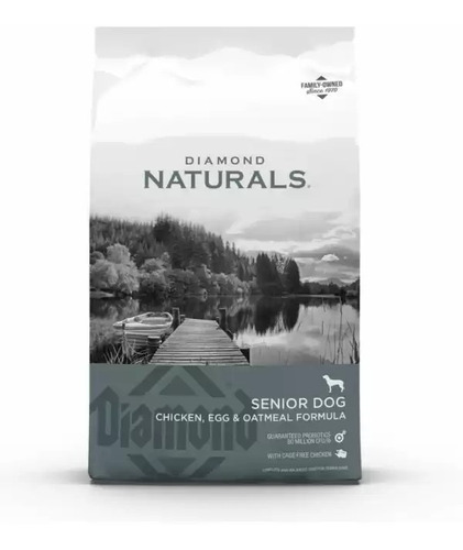 Alimento Diamond Naturals Perro Senior Dog 15kg Mascotas