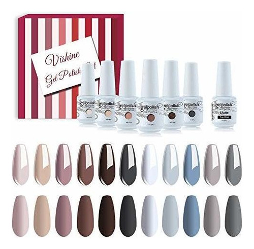 Esmalte De Uñas - Vishine Gel Polish Nail Art Soak-off U