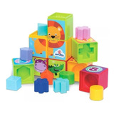Cubinhos Didáticos 5 Em 1 Brinquedo Educativo- Mercotoys
