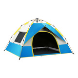 Carpa 4 Personas Tienda Casa De Camping Impermeable 2m