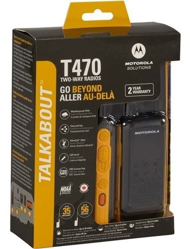 Radio Motorola Kit Com Dois T470 Pronta Entrega
