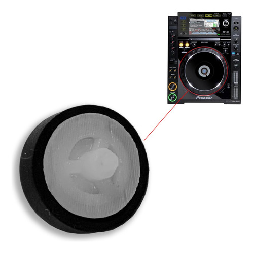 Roldana De Reposição Para Jog / Pratos Para Cdjs Pioneer 