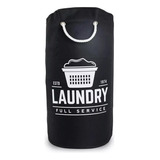 Saco Organizador Para Lavanderia Preto Laundry 25l - Secalux