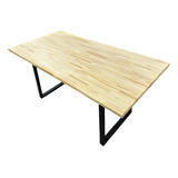 Mesa Grande De 180x90x78 De Pinus Para Cozinha