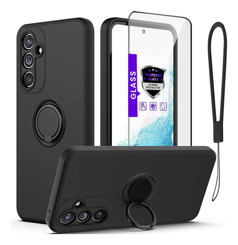 Funda Para Xiaomi Liquid Silione Carcasa +  Correa + Mica