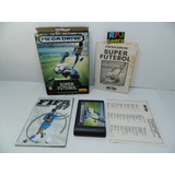 Super Futebol Original Caixa Papelão Completa P/ Mega Drive