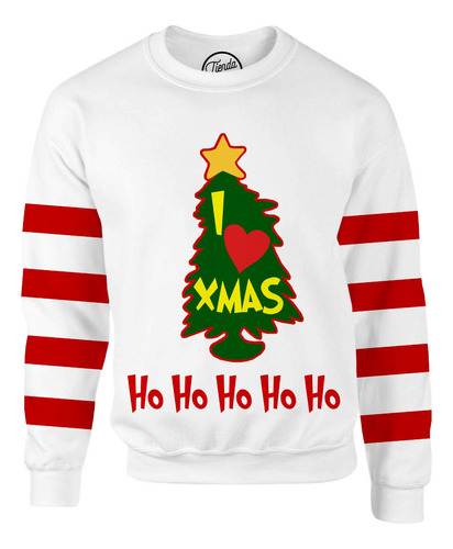 Sudadera El Grinch I Love Xmas Ho Ho Ho Navidad Suéter