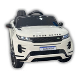Carrinho Infantil Eletrico Range Rover 4x4 Branco 12 Volts
