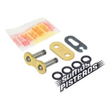 Candado Cadena 520 O Ring Clip Oro Rk Pulsar Ktm Zx6r R3