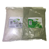 Skin Care Argila 1kg Verde + 1kg Branca +brinde