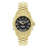 Relógio Technos Masculino Skydiver T20557/45p Dourado Anadig