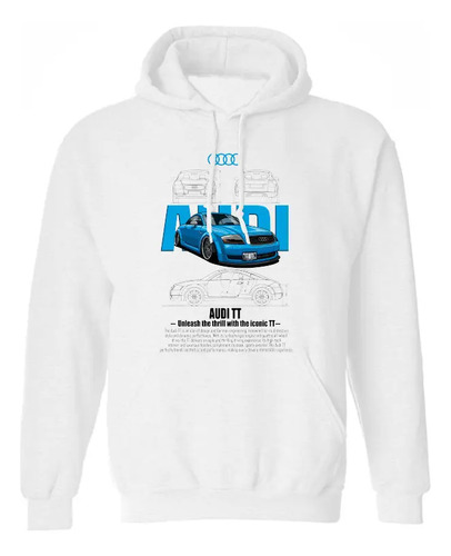 Sudadera Con Gorro De Automovil Coche Audi Con Dibujos 677