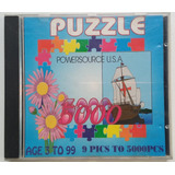 Jogo Pc Cd Rom Puzzle 5000 - Quebra Cabeça Interativo