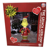 Gemmy 4 Navidad Airblown Inflable Dr. Seuss Grinch Con Candy