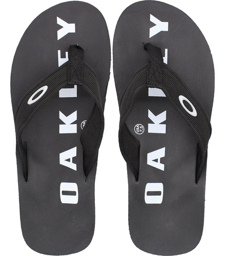 Chinelo De Dedo Oakley Zeal Jet Tecido Masculino