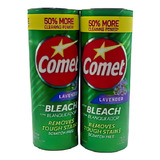 Comet Lavanda En Polvo Con Blanqueador- Pack 2 - 595g /21oz