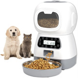Alimentador Automático Cães E Gatos 3,5l 5x Smart Program