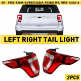 2x Left Right Led Tail Light Fits 2016-2019 Ford Explore Oad