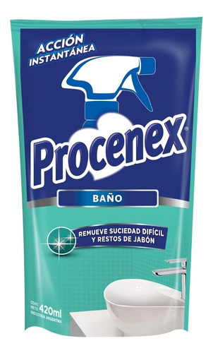 Limpiador Procenex Baño Original Repuesto 420ml